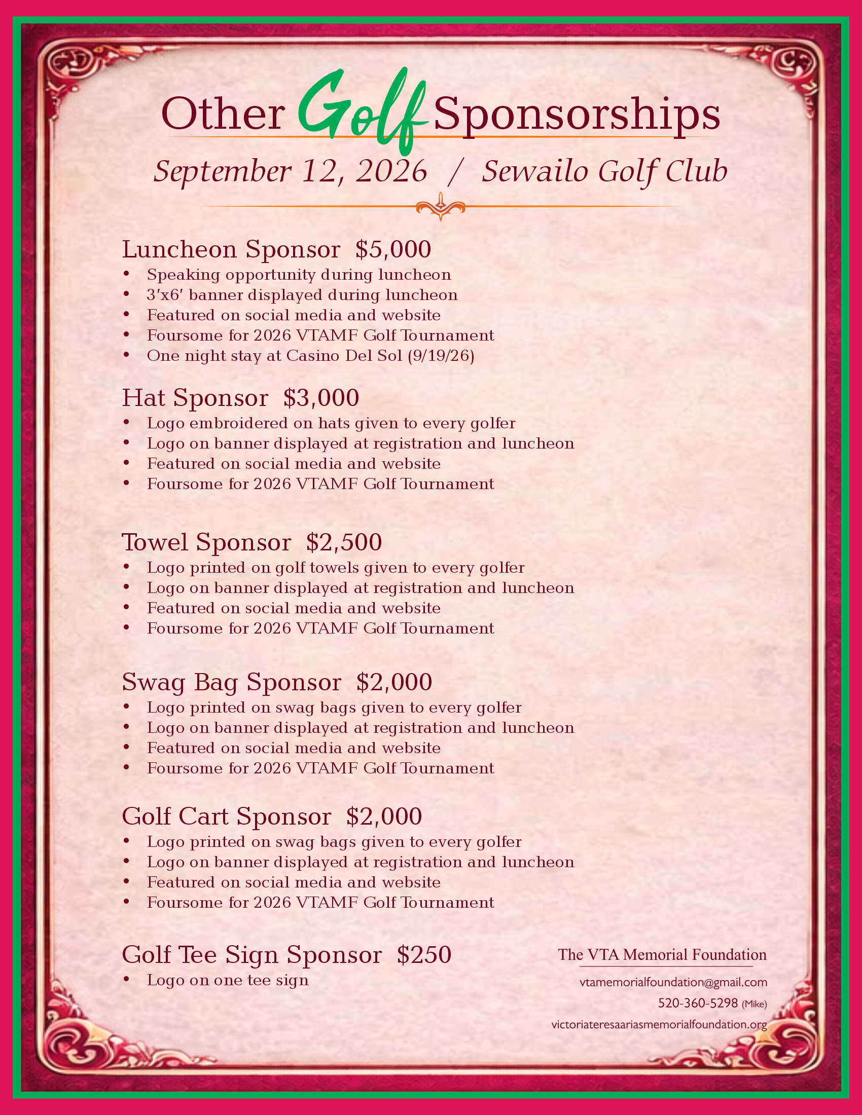 Sponsor Opportunities Image